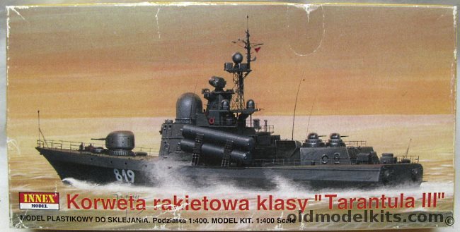 Innex 1/400 Tarantula III Missile Patrol Boat, 1003 plastic model kit